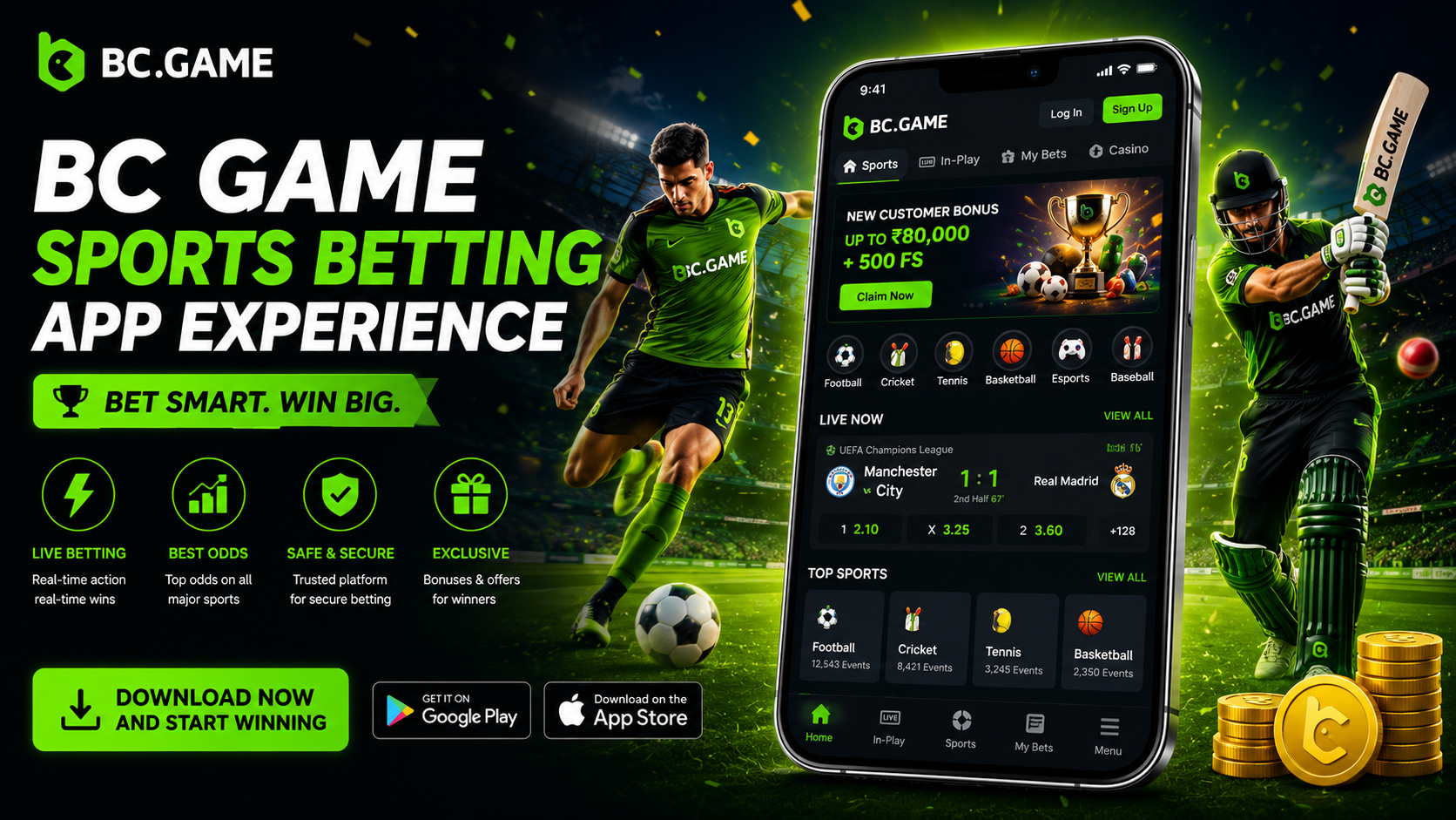BC Game Sports Betting App Experience
