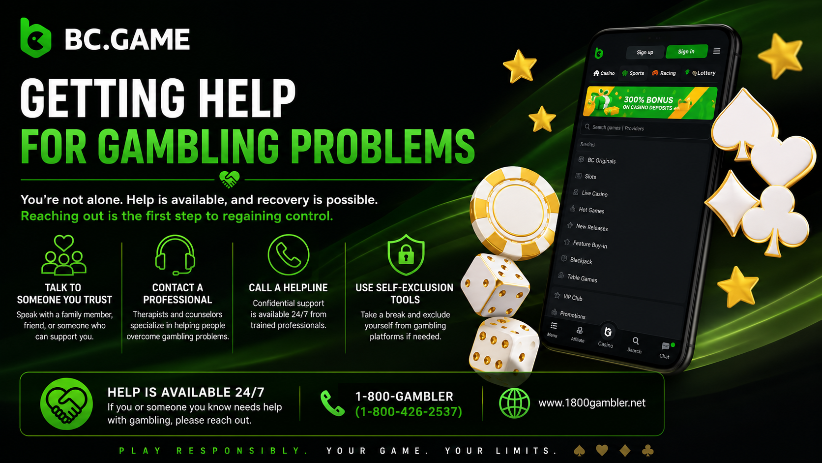 Getting Help for Gambling Problems
